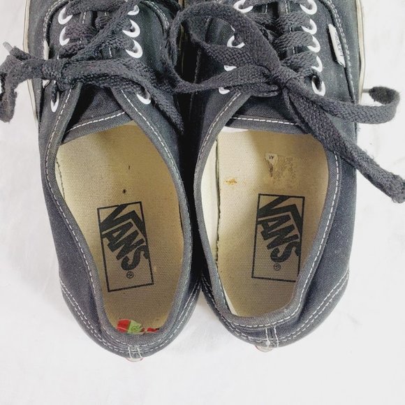 VANS Skateboarding Heavily Worn Trashed Beaters Size 7 Black - Picture 4 of 6